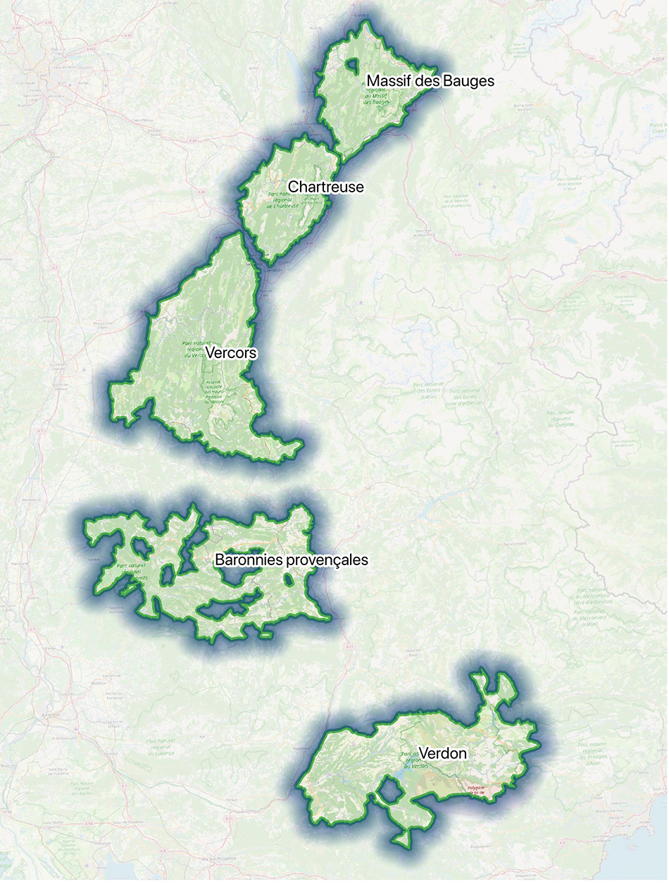 carte POIA trames