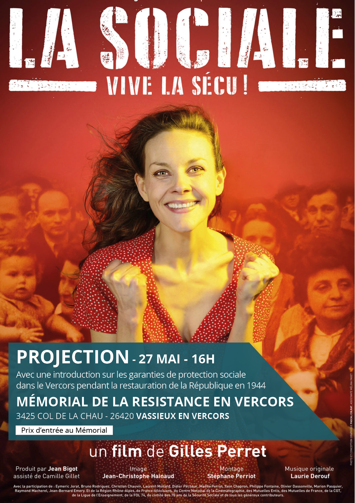 Diffusion du film La Sociale