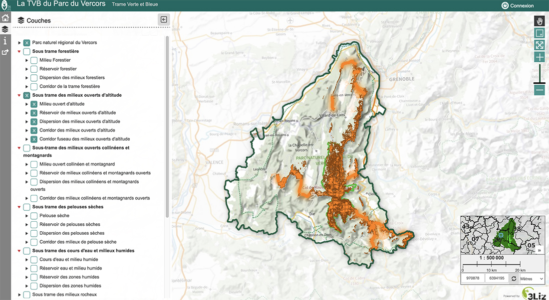 Lizmap Trames