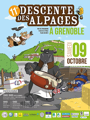 Descente des alpages Grenoble