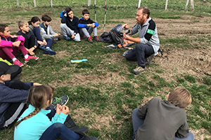 Classe scolaire sur la Réserve naturelle des Hauts-Plateaux du Vercors