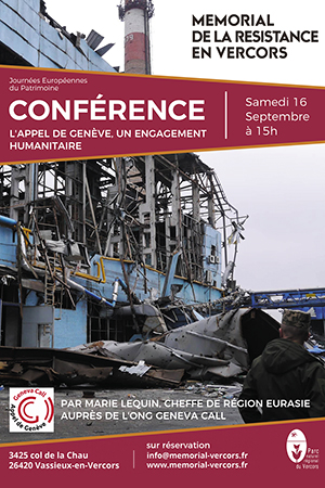 Conférence au mémorial de la Résistance