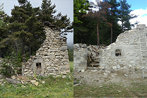 Ruine avant/après