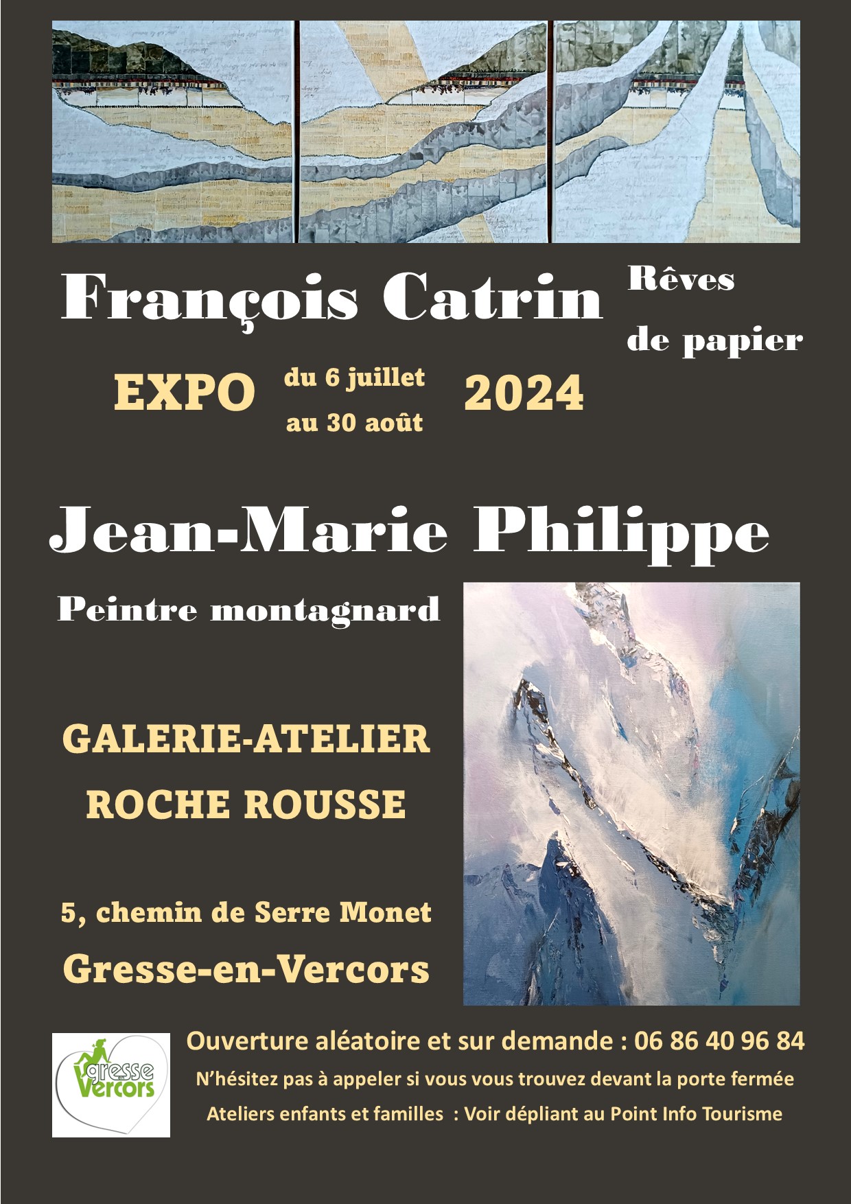 Exposition François Catrin "Des rèves de papier"