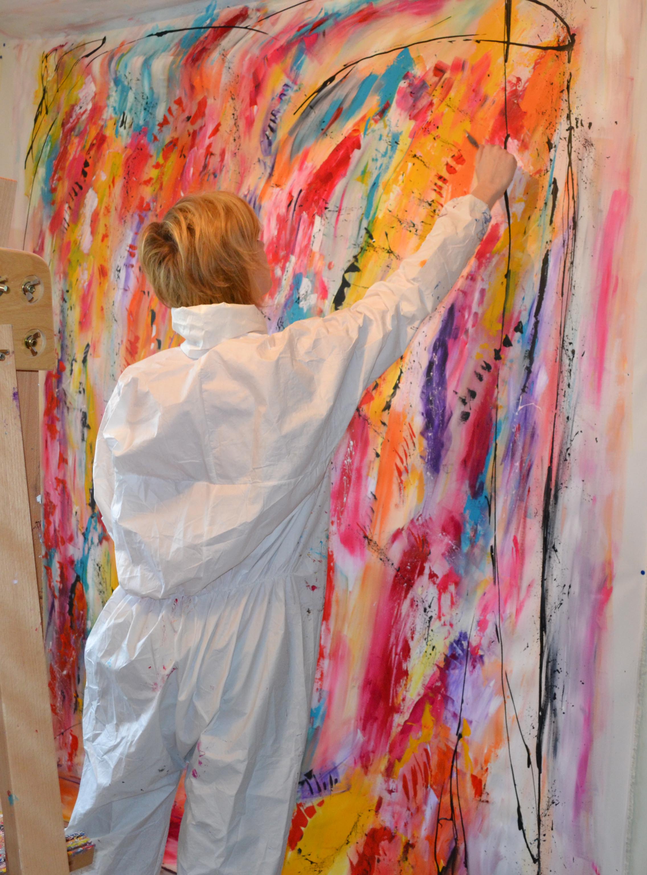 Stage de peinture acrylique sur toile