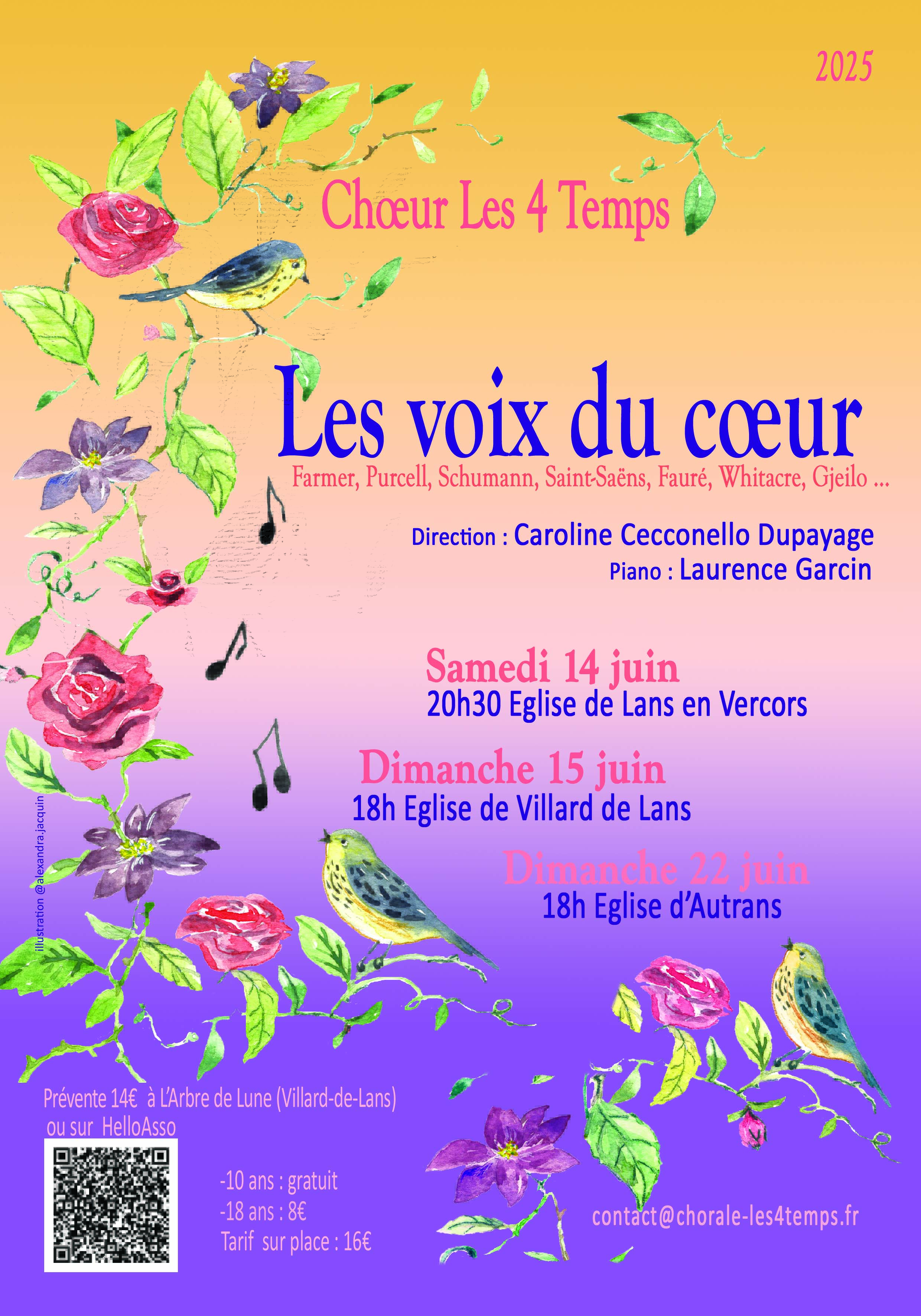 Concert - Les voix du coeur Concert - Les voix du coeur