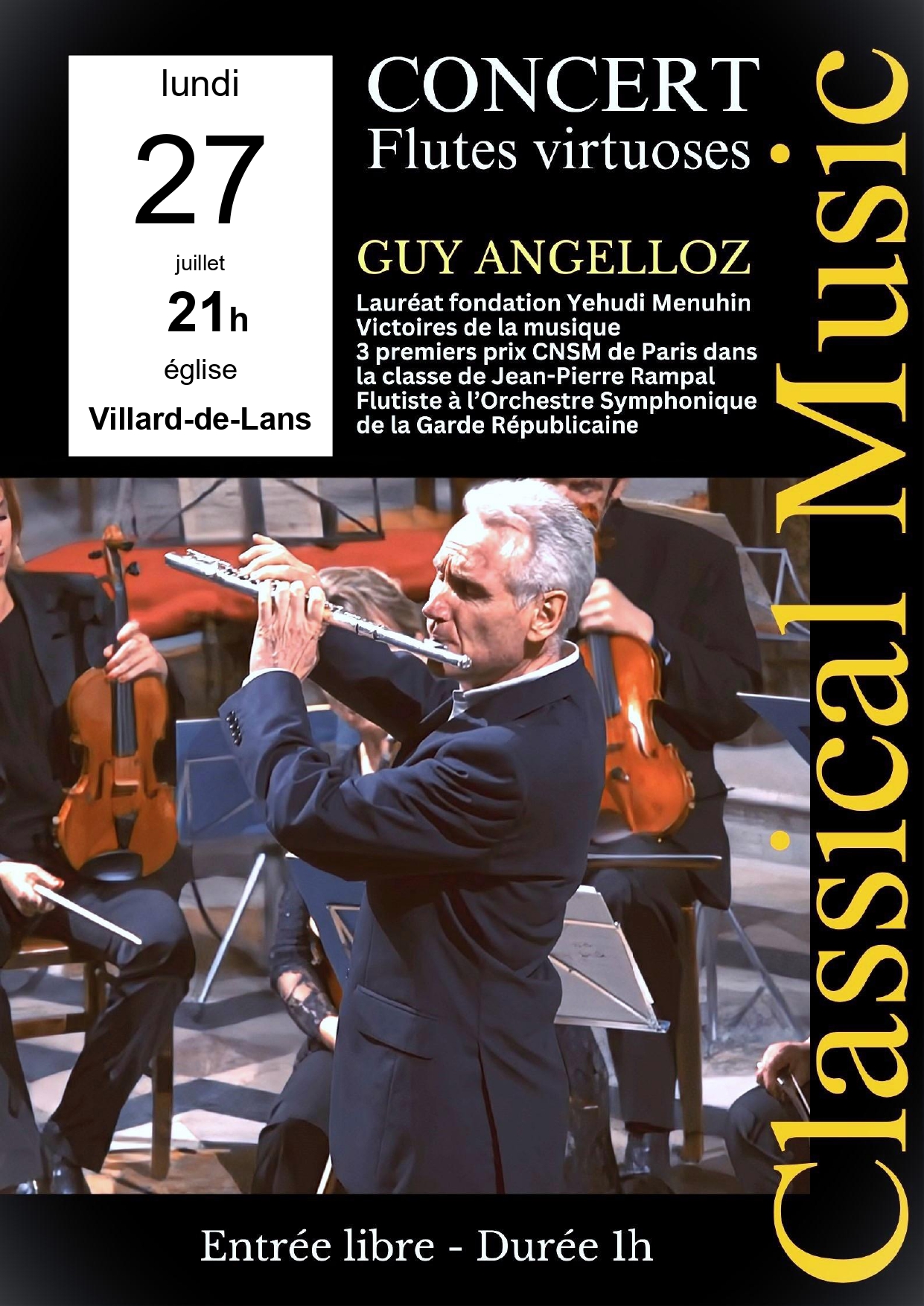 Concert -flûtes virtuoses - Guy Angelloz