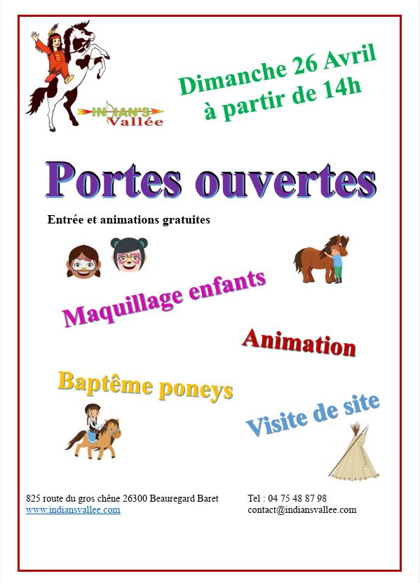 Portes ouvertes chez Indian's Vallée