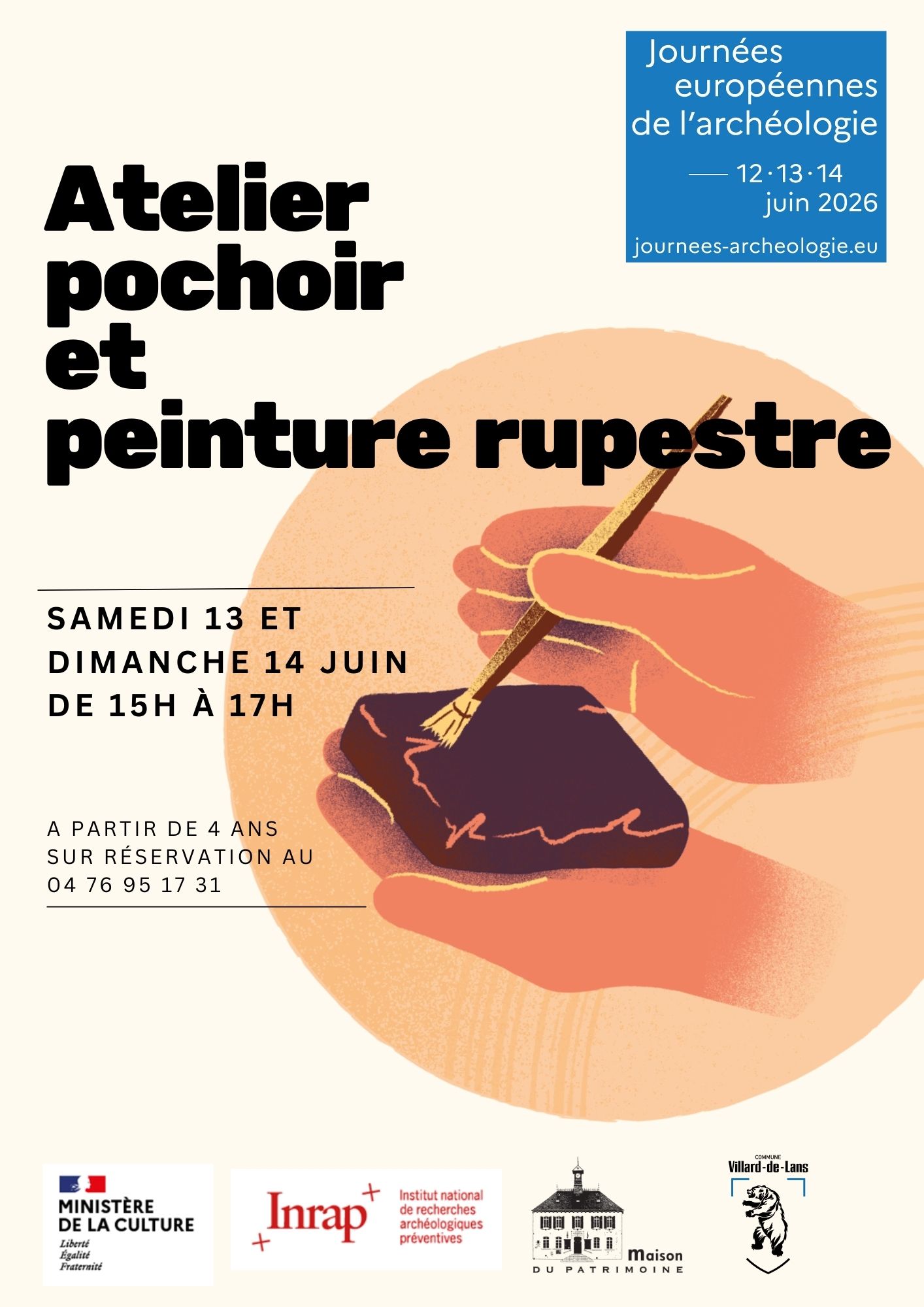 Maison du Patrimoine : Atelier pochoir et peinture rupestre