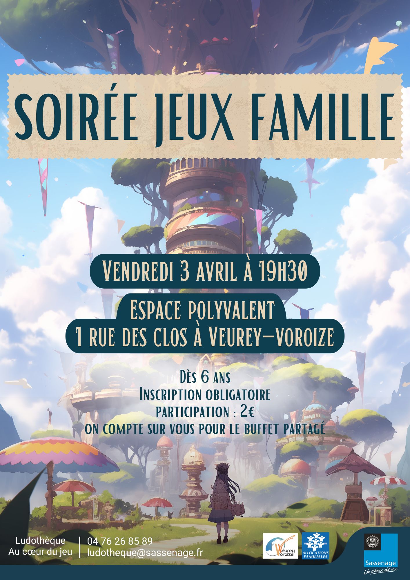 Soirée jeux famille à Veurey-Voroize