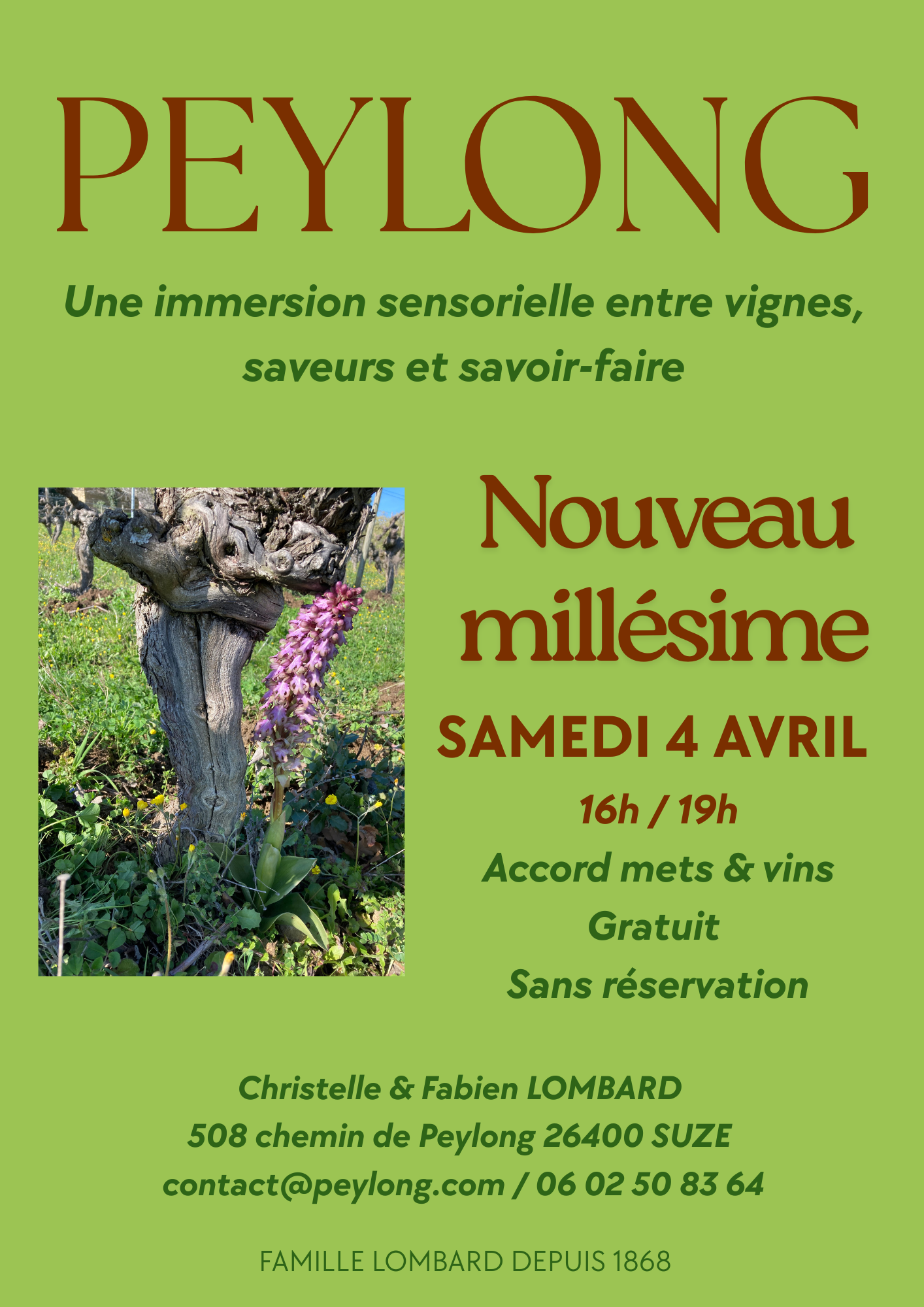 Présentation du millésime