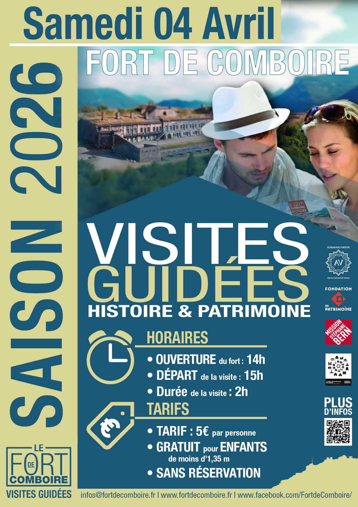 Visite du fort de Comboire