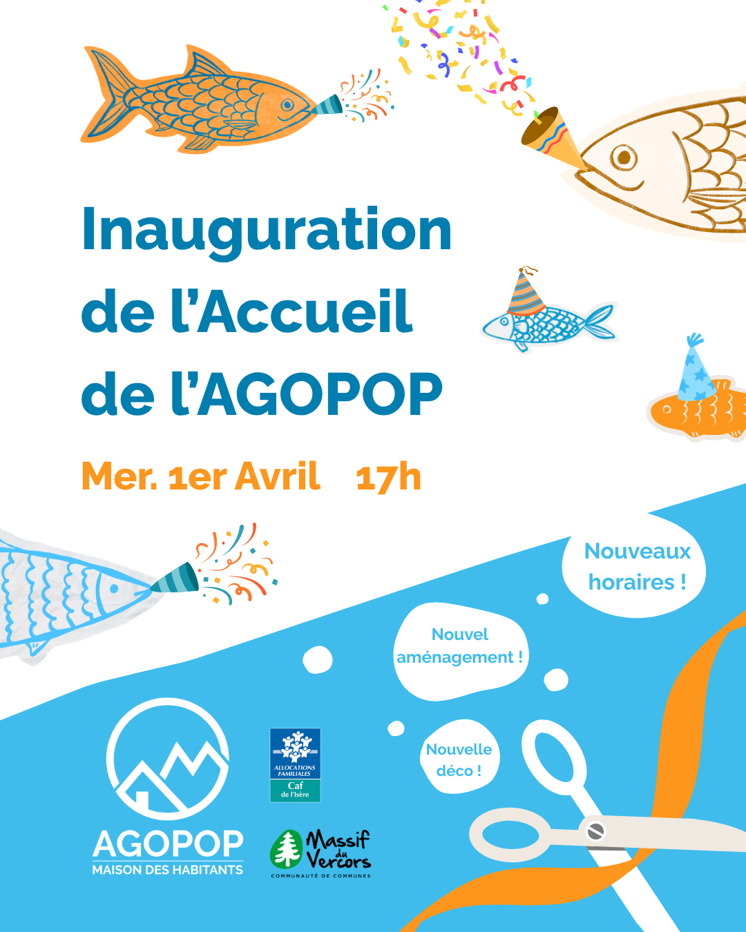Inauguration de l'accueil de l'Agopop