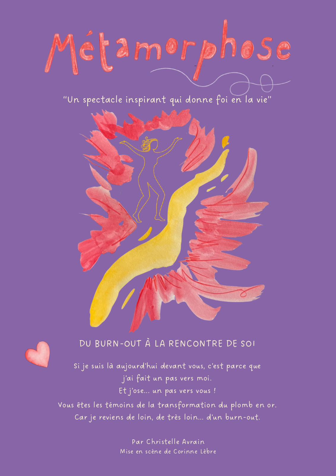 "Métamorphose, du burn-out à la rencontre de soi"