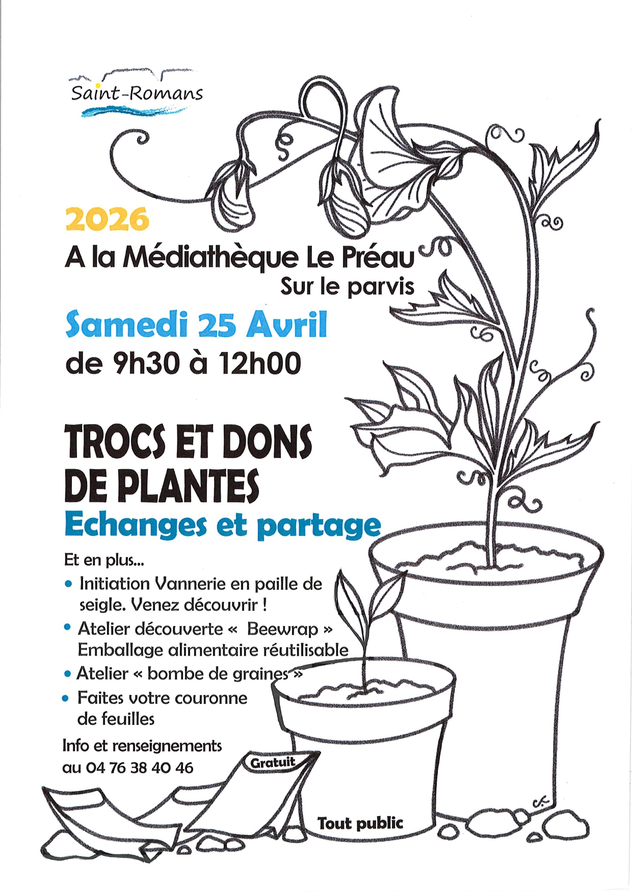 2nde édition Trocs et dons de plantes