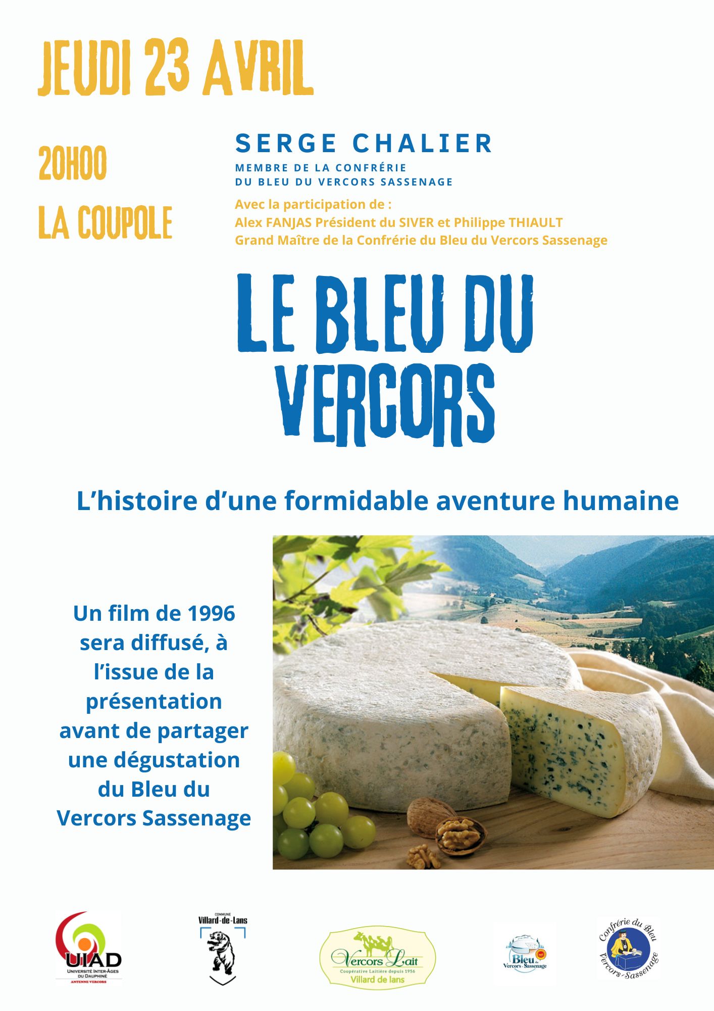 Conférence - Le bleu du Vercors -