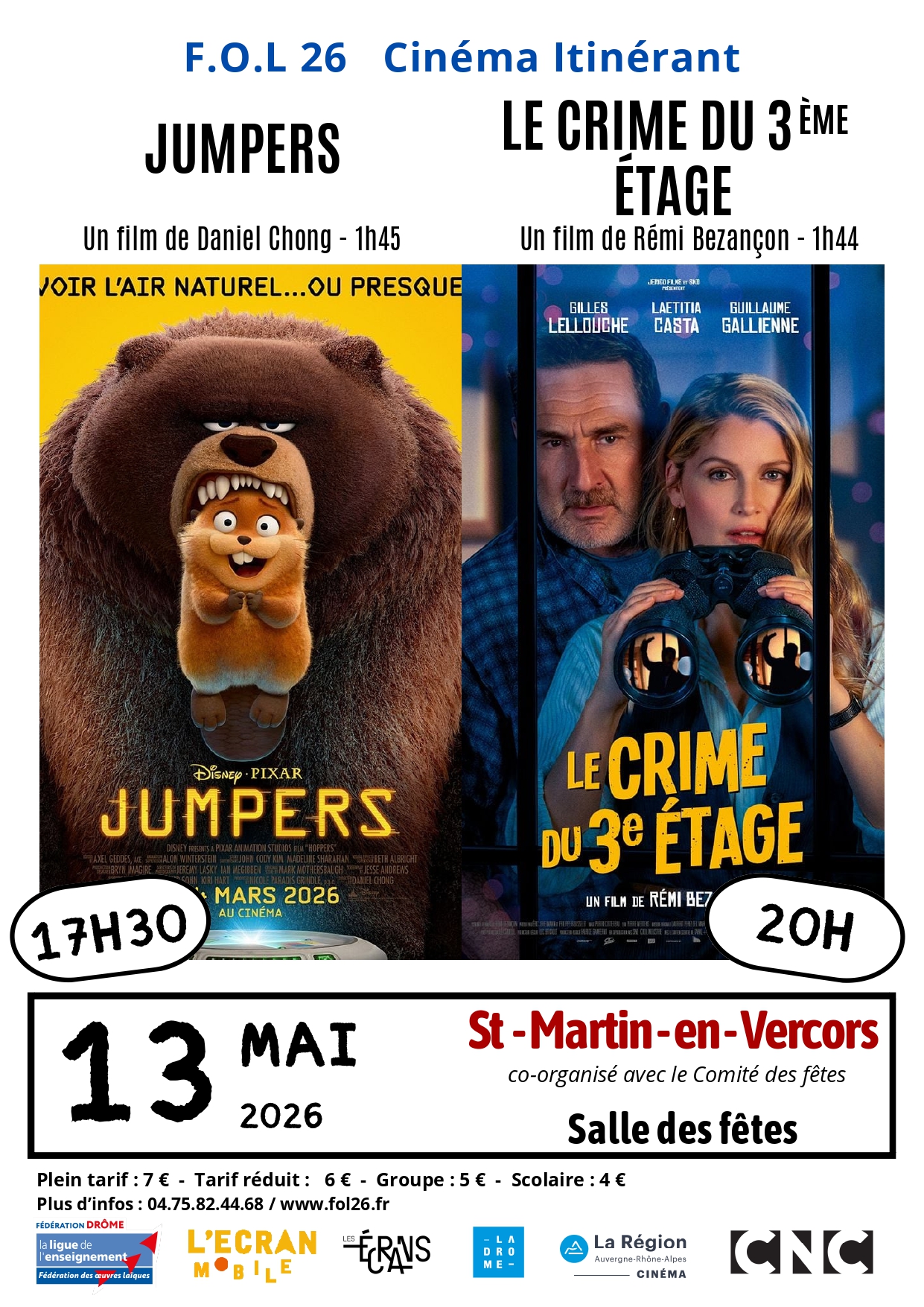 Cinéma "Le crime du 3ème étage"