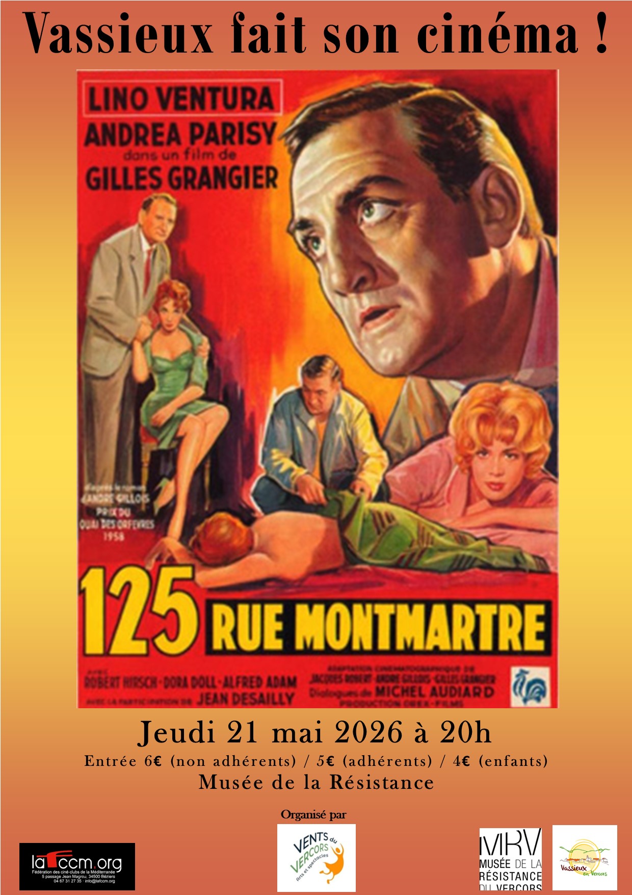 Vassieux fait son cinéma - 125, rue Montmartre