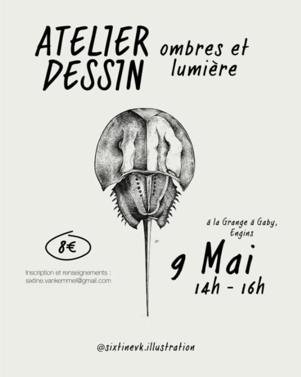 Atelier Dessin - Ombres et lumière