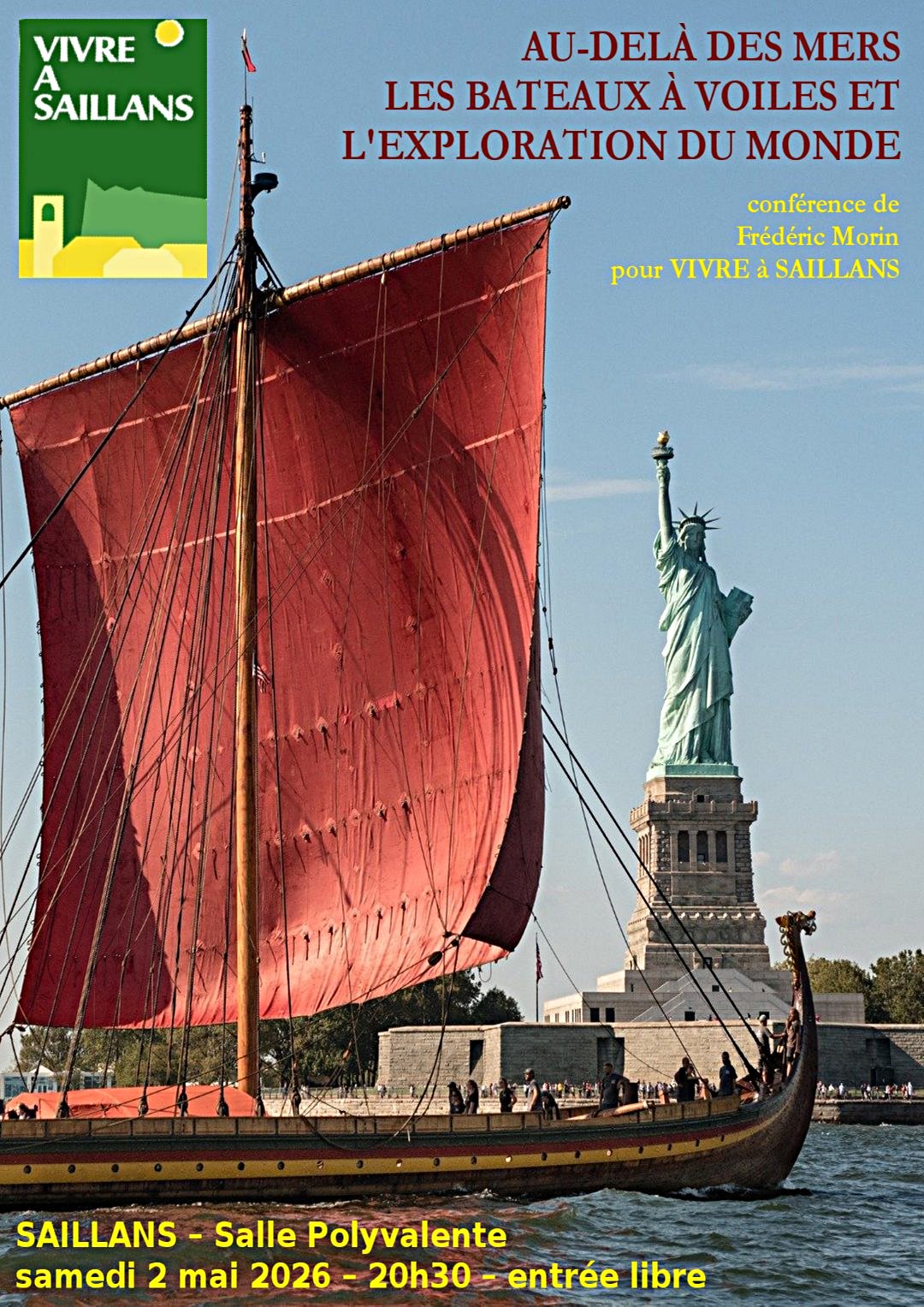 Conférence "Au delà des mers, les bateaux à voile et l'exploration du monde"