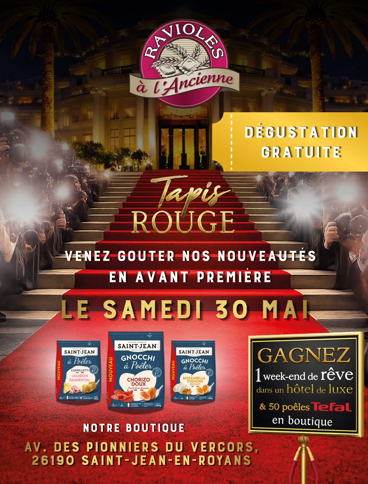 Dégustation et Animation gratuite Ravioles à l'ancienne