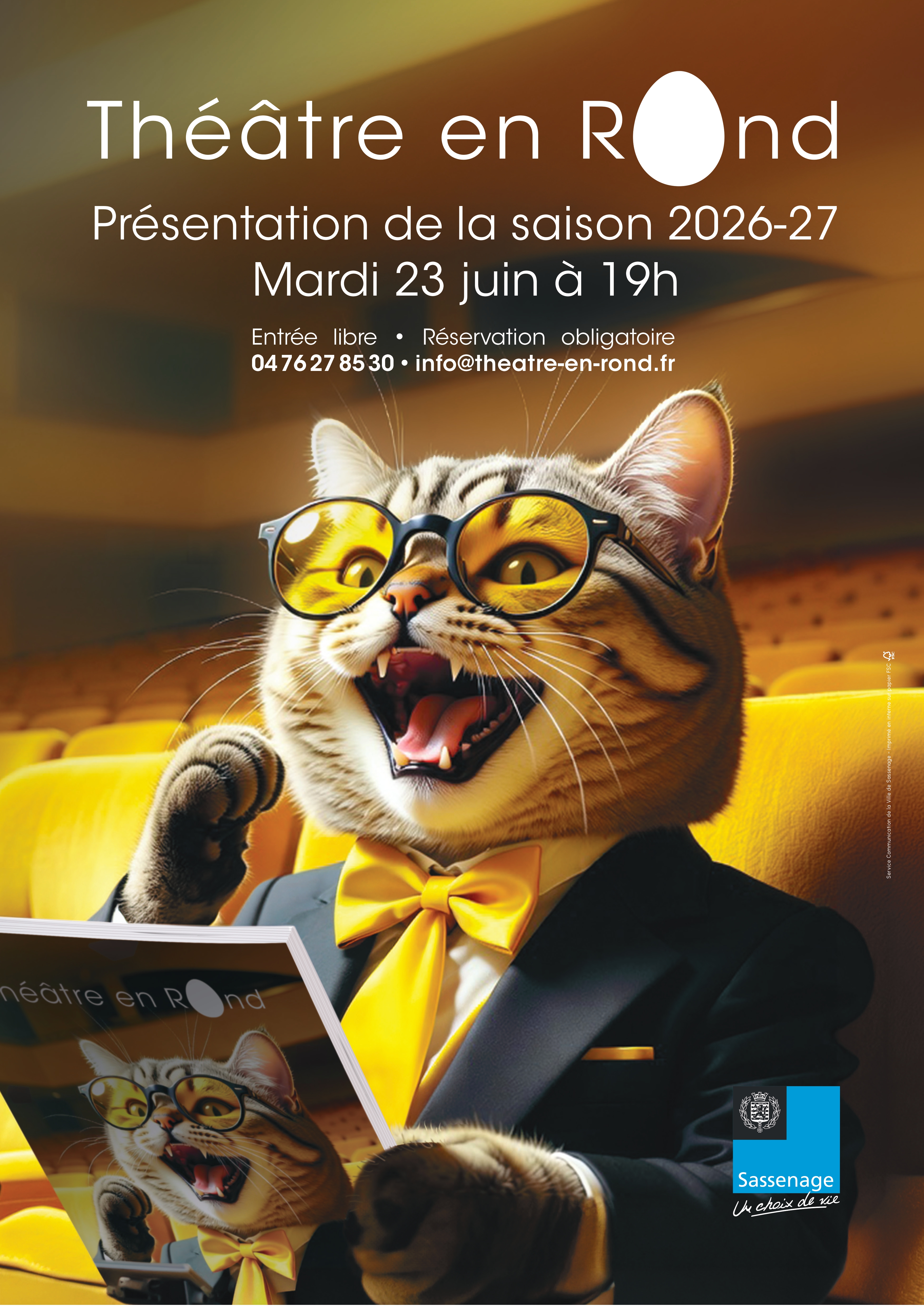 Présentation de la nouvelle saison 2026/2027 du Théâtre en Rond