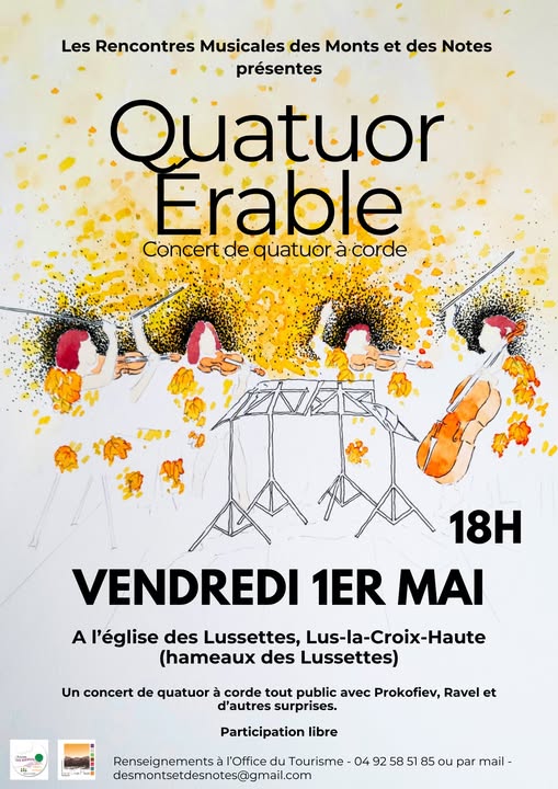 Concert - Quatuor Erable