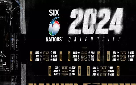 Calendrier des Matchs | Tournois des 6 Nations 2024