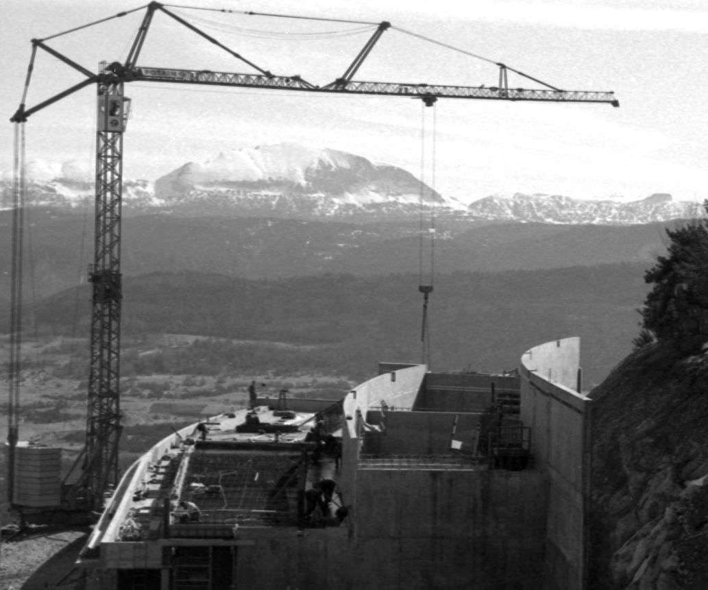 Le chantier les travaux du Mémorial de la Résistance en Vercors