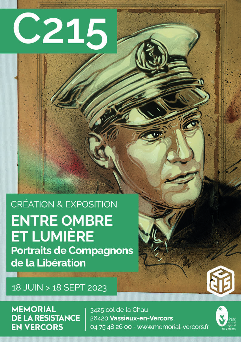 Affiche C215 Mémorial de la Résistance en Vercors