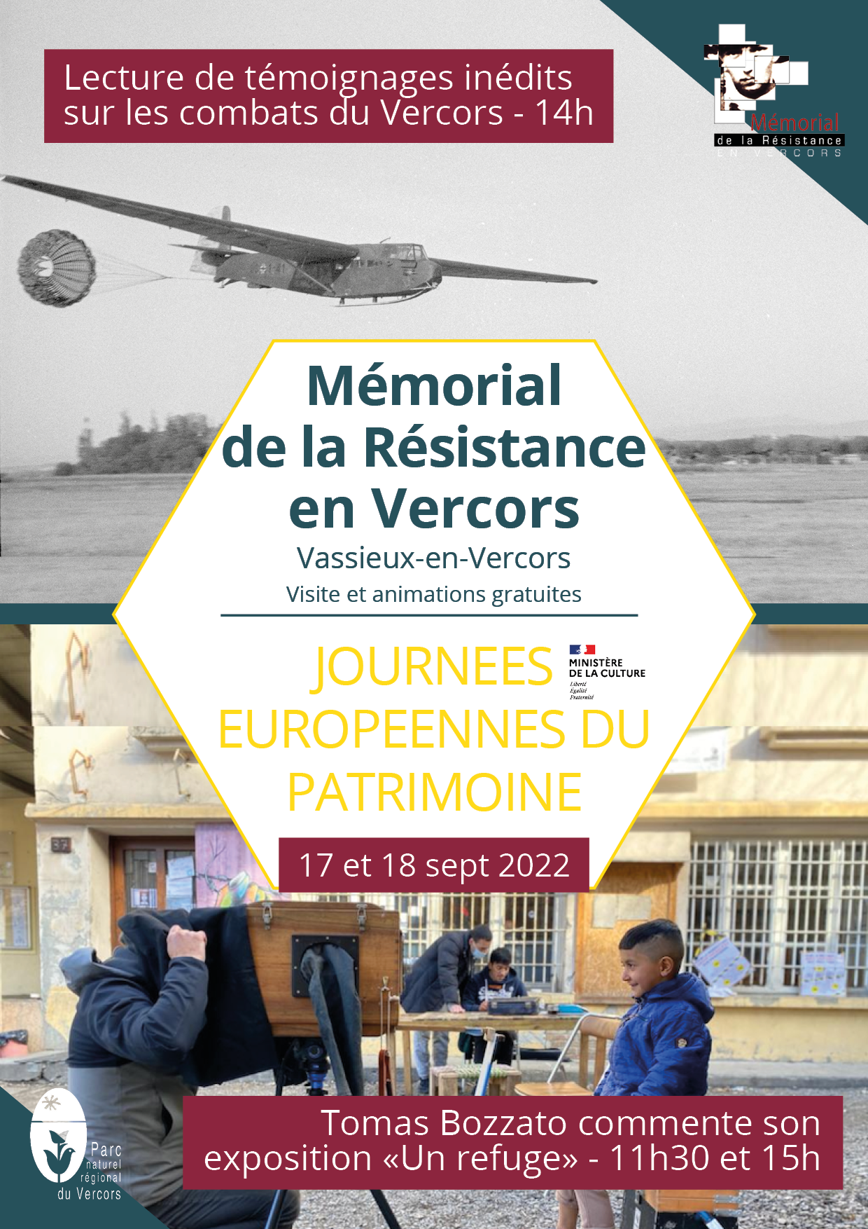 Journées du patrimoine vercors mémorial resistance