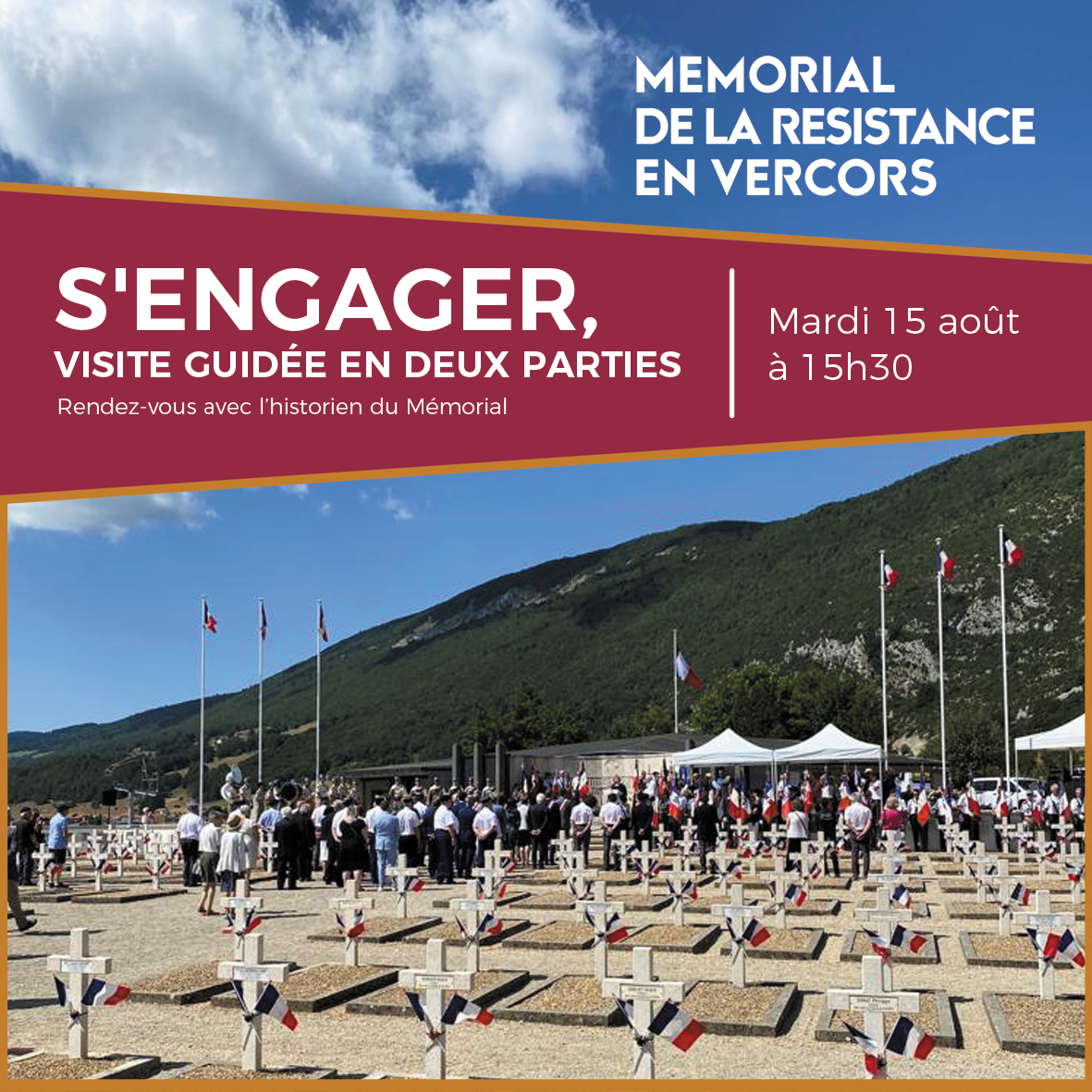 s'engager, visite en deux partie