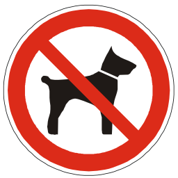 Animaux, chiens interdits