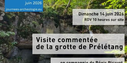Visite commentée de la grotte de Prélétang