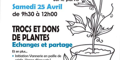 2nde édition Trocs et dons de plantes