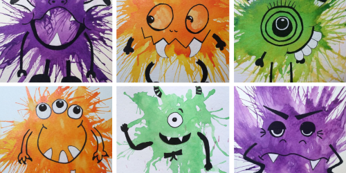 Atelier créatif : peinture à souffler