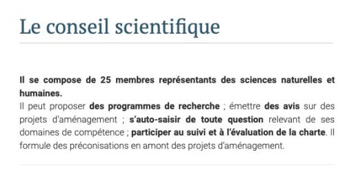 le conseil scientifique